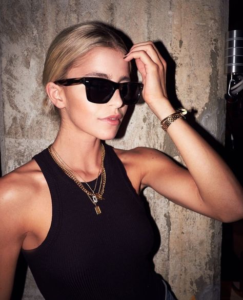 Oliver Peoples on Instagram: “Berlin nights with @carodaur wearing Oliver Sun. Tap the link to virtually try-on the frame. #OurPeoples” Caroline Daur, Oliver Peoples Sunglasses, Women's Activewear, Oliver Peoples, Ribbed Tank, One Night, Summer Fashion Outfits, Blouse Outfit, Shop Sweatshirts