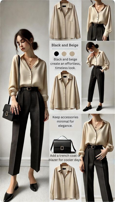 #AI fashion #neutral tones #minimalist fashion #timeless #clean #versatile #elegant aesthetic Fashion Esthetics, Minimalist Chic Outfit, Rising Aesthetic, Capricorn Rising, Minimalistic Outfits, Image Consulting, Elegant Aesthetic, Minimalist Chic, Clothing Inspiration