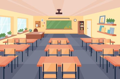 Background For Video, Interior Board, Education Background, Background Education, Animation Schools, Classroom Interior, Chalkboard Table, Classroom Background, Training Room