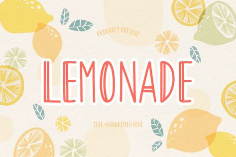 Lemonade Font | dafont.com Top Free Fonts, Curly Font, Bujo Fonts, Fancy Font, Font Vintage, Calligraphy Script Fonts, Cartoon Font, Happy Farm, Vintage Font