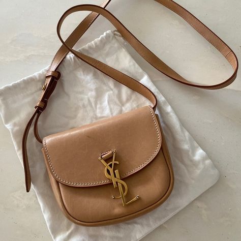 Yves Saint Laurent YSL kaia Mini bag tan brown Kibbe Gamine, Saint Laurent Handbags, Vintage Effect, Tan Brown, Mini Bag, Yves Saint Laurent, Fashion Bags, Saint Laurent, Handbags