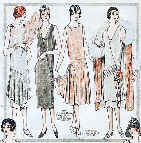 1920s fashion illustrations | Gorgeous 1920s fashion illustration Jazz Era Fashion, 1925 Fashion, Roaring 20s Fashion, 1920s Women, Patron Vintage, 1920 Fashion, Louise Brooks, 20th Century Fashion, 20s Fashion