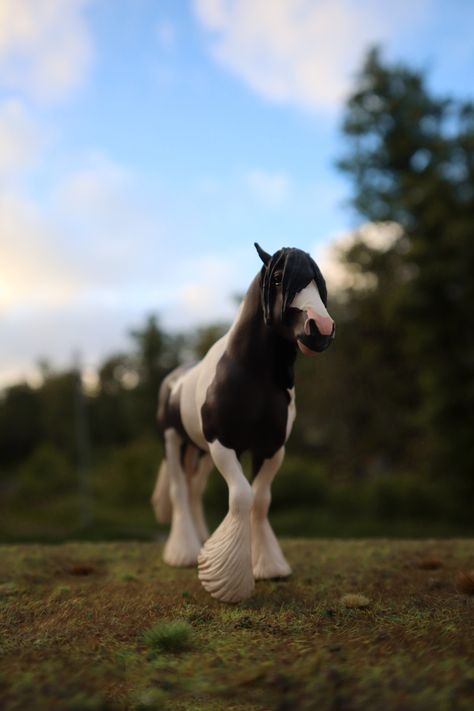 Shelich Horses, Schleich Horses Stable, Miniature Horse Tack, Diy Horse Barn, Schleich Horses, Bryer Horses, Pony Breeds, Horse Crafts, Horse Aesthetic