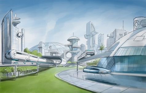 Future City Drawing Easy, Future Drawing Ideas, Utopia Drawing, Futuristic City Utopia, Utopia City, Future Drawing, Town Drawing, Scratch Book, Futuristic House