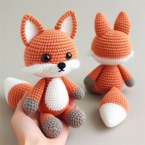 Free Crochet Baby Fox Amigurumi Pattern Crochet Fox Plush Pattern, Fox Amigurumi Free Pattern Crochet, Woodland Amigurumi Free Pattern, Crochet Fox Amigurumi, Free Crochet Fox Pattern Amigurumi, Easy Crochet Fox Pattern Free, Crochet Fox Lovey Free Pattern, Fox Pattern Crochet, Free Crochet Fox Patterns