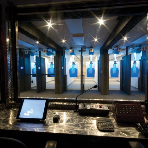 The innovative design of our stalls maximizes the number of lanes an area can facilitate, while dimension design lends to better shooter orientation, comfort, and protection. Indoor Shooting Range, Indoor Shooting, Train System, Indoor Design, Shooting Sports, Innovative Design, Dream Home Design, Business Ideas, Innovation Design