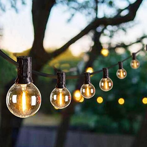 Hanging Patio Lights, Outdoor String Lights Patio, Indoor Balcony, Outdoor String Lights, Patio String Lights, Globe String Lights, Backyard Lighting, Solar String Lights, Patio Lighting