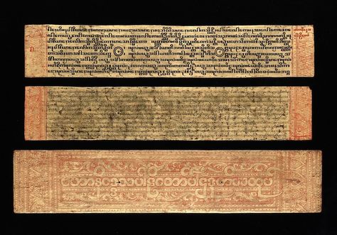 A Buddhist text, written on palm leaves. Burmese Script, Historical Nonfiction, Theravada Buddhism, Buddhist Texts, Siddhartha Gautama, Buddhist Scriptures, Mahayana Buddhism, Siddhārtha Gautama, Buddhist Philosophy