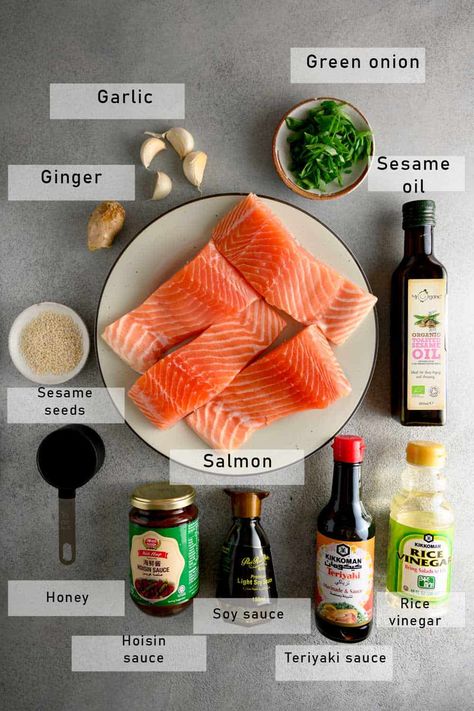 Baked Teriyaki Salmon Recipes Oven, Healthy Asian Salmon Recipes, Salmon Teriyaki Marinade, Clean Salmon Recipes, Teryikie Salmon, Salmon Receipts, Fish Teriyaki, Korean Salmon Recipe, How To Cook Salmon