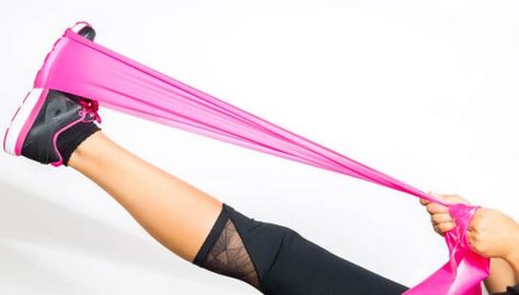 Resistance bands are often used to do similar exercises as free weights, and… March Fitness Challenge, Apartment Workout, Resistance Band Stretches, Band Workouts, Resistance Band Workout, Resistance Band Exercises, Fitness Challenge, Best Stretches, Resistance Bands