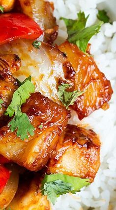 Maui Chicken Recipe, Hawaii Chicken, Chicken With Pineapple, Hawaiian Chicken Recipes, Foolproof Recipes, Pineapple Chicken Recipes, African Foods, Hawaiian Recipes, Asian Meals