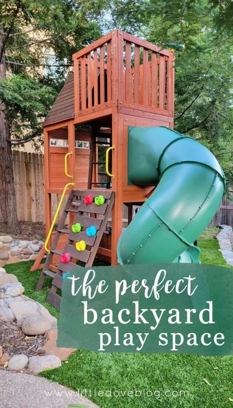 Play Set Plans, Diy Clubhouse, Playground Makeover, Kids Playing Outside, Playset Plans, Backyard Playset, Rustic Outdoor Decor, Build A Playhouse, Wooden Swing