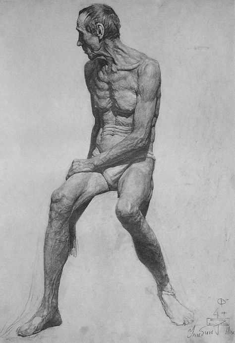 Seated male figure academic drawing. Human Anatomy Drawing, Master Drawing, Human Figure Drawing, Anatomy For Artists, Drawing Studies, White Drawing, Figure Sketching, Inspirational Artwork, Anatomy Drawing