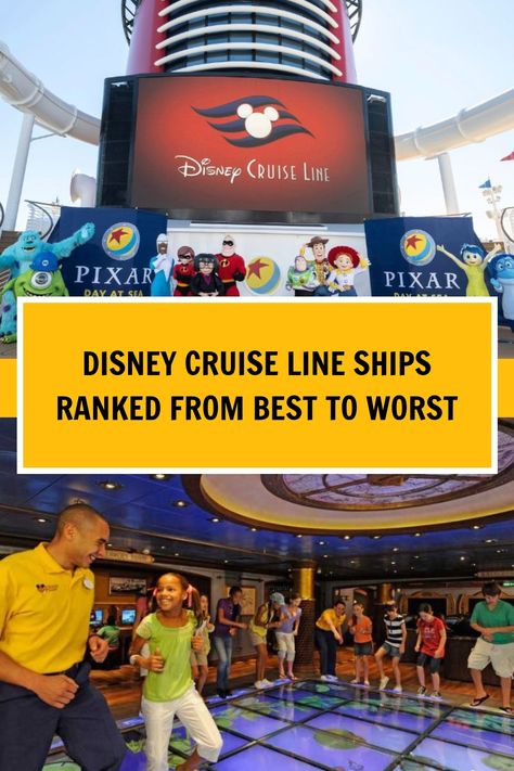 Discover which Disney Cruise Line ships are ranked best and worst according to reviews, to help you decide your magical Disney cruise vacation. Best Disney Cruise Ship, Disney Magic Cruise, Disney Dream Cruise, Disney Cruise Vacation, Disney Cruise Ships, Disney Ships, Costa Cruises, P&o Cruises, Msc Cruises