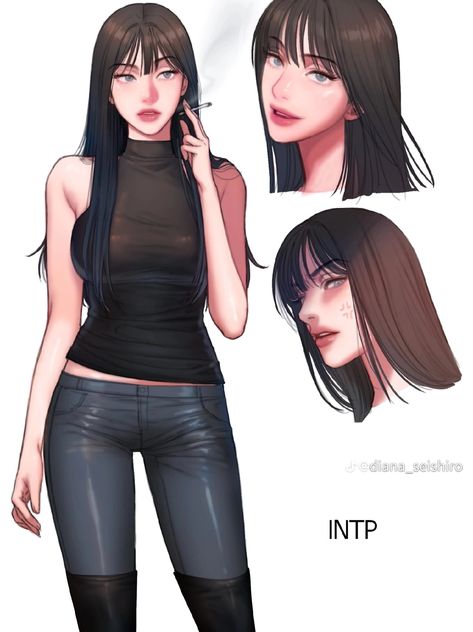 Bad Thinking Diary, Kushina Uzumaki, Yuri Manga, Hinata Hyuga, 영감을 주는 캐릭터, Digital Art Girl, Anime Poses, Manhwa Manga, Manga Girl