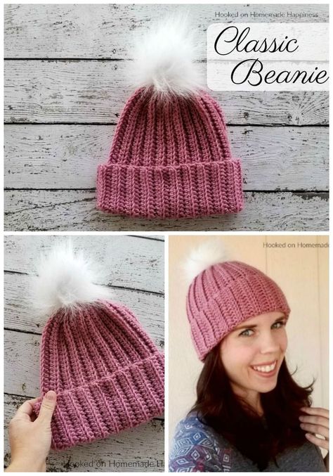 Black Beanie Crochet, Beanie Pattern Free, Crochet Beanie Pattern Free, Beanie Crochet Pattern, Easy Crochet Hat, Crocheted Hat, Crochet Hat Free, Beanie Crochet, Crochet Beanie Hat