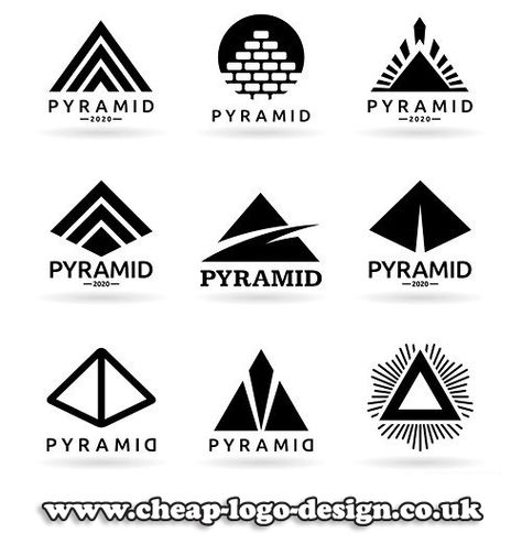 pyramid symbol ideas for company logos www.cheap-logo-design.co.uk #pyramidlogo #pyramidcompanylogo #pyramid Pyramid Logo Design, Pyramid Symbol, Prism Logo, Symbol Ideas, Cheap Logo Design, Property Logo Design, Cheap Logo, Advertising Graphics, Pyramid Shape