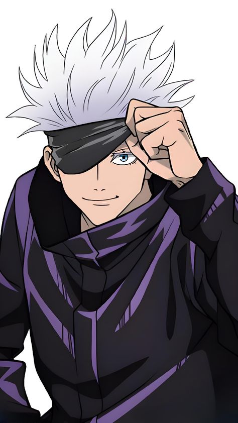 Satoru Gojo official art Gojo With Mask, Gojo White Background, Gojo Satoru Official Art Mappa, Jujutsu Kaisen X Yn, Gojo Satoru Official Art, Jjk Official Art, Jujutsu Kaisen Gojo Satoru, Saitama One Punch Man, Cute Eyes Drawing