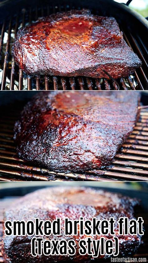 Smoked Brisket Flat Recipe, Smoked Brisket Flat, Smoker Recipes Brisket, Bbq Brisket Recipes, Smoked Beef Brisket Recipes, Pellet Smoker Recipes, Brisket Flat, Brisket Recipes Smoked, Beef Brisket Recipes