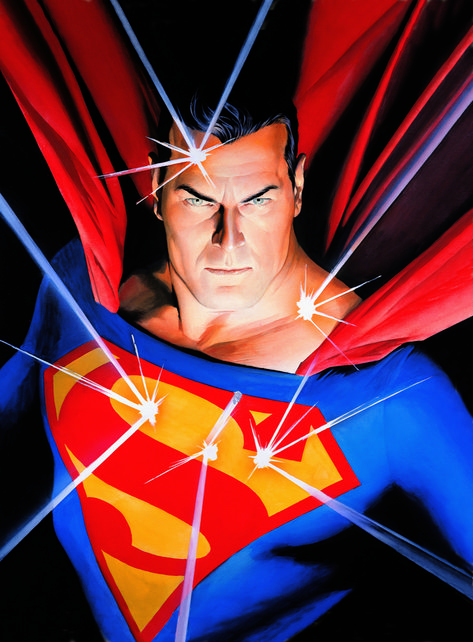 Dc Comics Poster, Art Dc Comics, Alex Ross Art, Andy Warhol Museum, Superman Gifts, Superman Artwork, Dc Superman, Superman Family, Superman Art