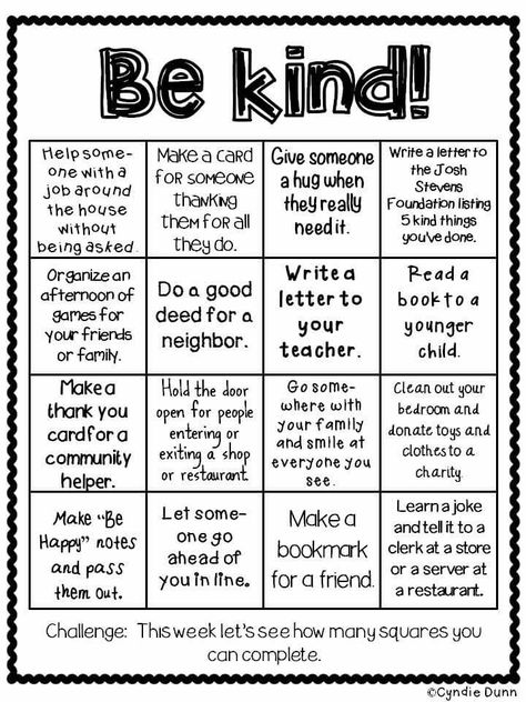 Random Acts of Kindness Bingo Kindness Games For Kids, Kindness Bingo, Primary Activity, Teaching Kindness, Kindness Projects, Kindness Challenge, Kindness Activities, Acts Of Kindness, Classroom Community