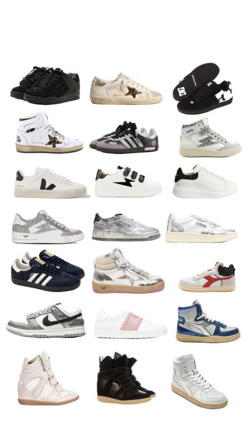 nike Adidas Isabel marant  diadora autry dc shoes globe shoes veja smr Shoes Veja, Globe Shoes, Isabel Marant Shoes, Swag Shoes, Dc Shoes, Nike Adidas, Fitness Inspo, Isabel Marant, Me Too Shoes