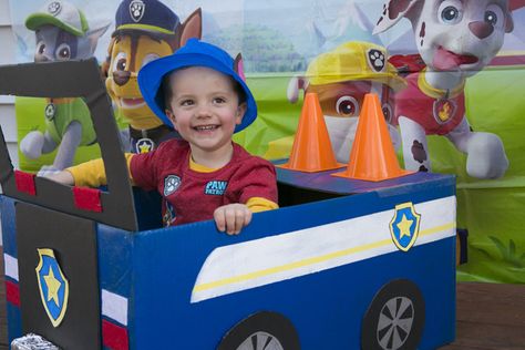 Paw Patrol Trunk Or Treat, Paw Patrol Birthday Ideas, Paw Patrol Halloween Costume, Paw Patrol Hat, Paw Patrol Party Favors, Paw Patrol Badge, Shrek Party, Paw Patrol Vehicles, Paw Patrol Costume