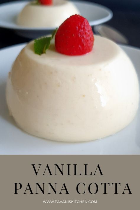 Vanilla Panna Cotta Recipe | How to make panna cotta Panacota Recipe, Easy Panna Cotta Recipe, Vanilla Panna Cotta, Panna Cotta Recipe, Milk And Sugar, Italian Dessert, Spiralizer Recipes, Cook Recipes, Creamy Desserts