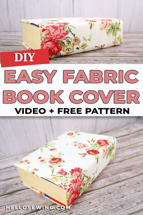 Diy Fabric Book, Quilt Book Cover, Reading Obsession, Jacket Tutorial, Write An Ebook, Old Bible, Make A Book Cover, Cover Video, Business Ebook