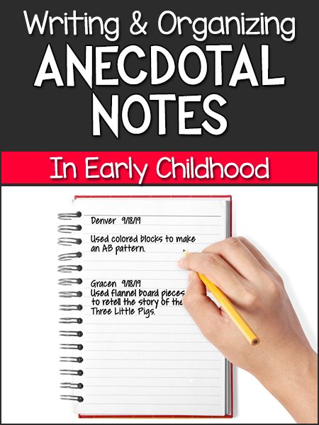 PreKinders helps you to get organized when keeping records for each of your kids. Check out these helpful tips she gives when it comes to writing down observations. You'll love this as an easy resource to keep yourself organized. Anecdotal Notes Preschool, Anecdotal Notes Examples, Anecdotal Records Preschool, Early Childhood Education Notes, Anecdotal Records Example, Preschool Observation Examples, Infant Observation Examples, Preschool Checklist Assessment Early Childhood, Observation Examples