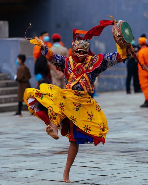 Mask Dance, Culture Shock, Traditional Dance, Human Poses Reference, Human Poses, Cinematic Photography, Bhutan, Visionary Art, Hotel Art