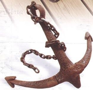 Pirate Ship Anchor, Pirate Props, Pirate Room, Anchor Decor, Pirate Theme Party, Home Decor Sculptures, Sea Decor, Anchor Chain, The Anchor