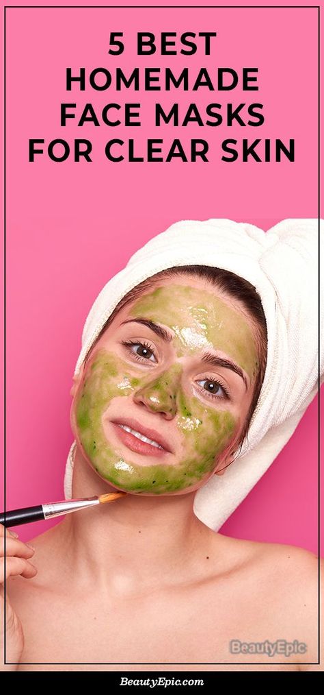 Some of the easy DIY homemade face masks for clear skin Face Mask For Clear Skin, Mask For Clear Skin, Best Homemade Face Mask, Homemade Face Moisturizer, Green Tea Face Mask, Homemade Face Mask, Green Tea Face, Turmeric Face Mask, Diy Acne