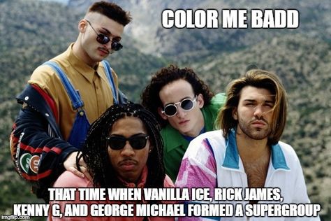 Color Me Badd meme Color Me Badd, Kenny G, Rick James, Jordan Knight, 90s Music, George Michael, Music Photo, Backstreet Boys, Hair Photo