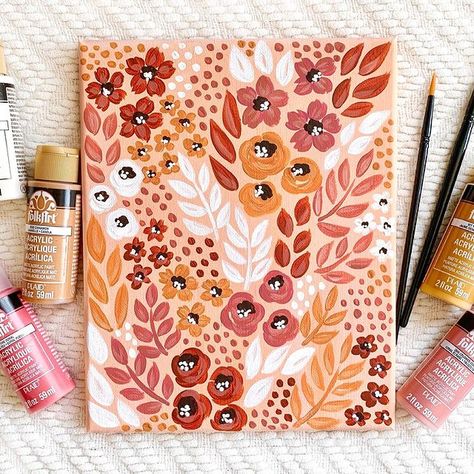 Painting Ideas With Flowers, Adult Art Class Ideas, Sky Art Painting, Baby Room Art, Canvas Drawings, Mini Canvas Art, Autumn Art, Diy Canvas Art, Learn To Paint