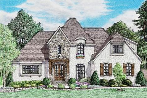 favorite house plans European House Plans, French Country House Plans, European Style House, European House Plan, Southern House Plans, Lake House Plans, European House, House Plans Farmhouse, Craftsman House Plans