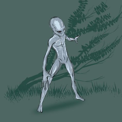 scifi scifiart digital art digitalart concept conceptart alien  alienplanet aliengrey grey Gray Alien Character Design, Alien Body Concept Art, Grey Alien Concept Art, Retro Sci Fi Character Design, Grey Alien Art, Octopus Alien, Grey Aliens, Alien Ideas, Grey Alien