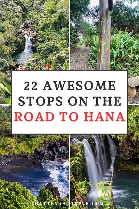 Maui's Road to Hana is an incredible adventure that should be on everyone's bucket list! This post outlines some of the best stops on the Road to Hana to ensure that you don't miss a thing!rnrnMaui | Hawaii | Hawaii vacation | Road to Hana stops | things to do in Maui | Road to Hana Maui | Road to Hana Itinerary | Road to Hana Photos | Road to Hana Maui Hawaii | Road to Hana guide | things to do in Maui Hawaii | things to do in Maui couple | Maui Hawaii top 10 things to do | Maui vacation Road To Hana Stops, Hana Maui Hawaii, Road To Hana Maui, Hana Hawaii, Maui Travel Guide, Hawaii Trip Planning, Hawaii Vacation Tips, Things To Do In Maui, Hawaii Itinerary