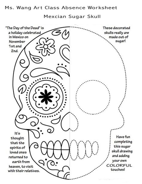 5 Free Math Worksheets Third Grade 3 Place Value and Rounding Round 3 Digit Numbers Nearest 100 appositive worksheet pre writing skills maths dot to worksheets two step multiplication word problems year for kids print learning activities olds printables andersen tales 3rd grade math Den Mrtvých, October Activities, Art Education Lessons, Mexican Sugar Skull, Halloween Kunst, Day Of Dead, Day Of The Dead Art, 3rd Grade Art, Art Worksheets