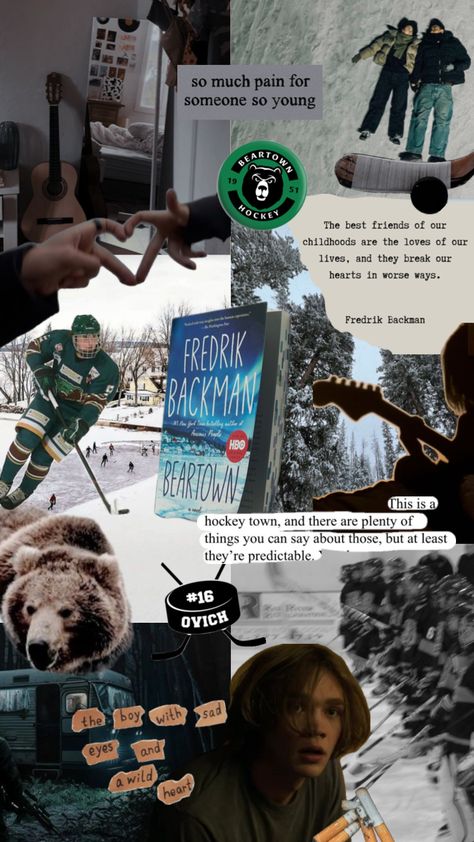 4/5 ⭐️ Beartown trilogy by Fredrick Backman Beartown Book, Fredrick Backman, English Major, Wild Hearts, Book Aesthetic, Book Recommendations, Our Life, Book Quotes, Book Worth Reading