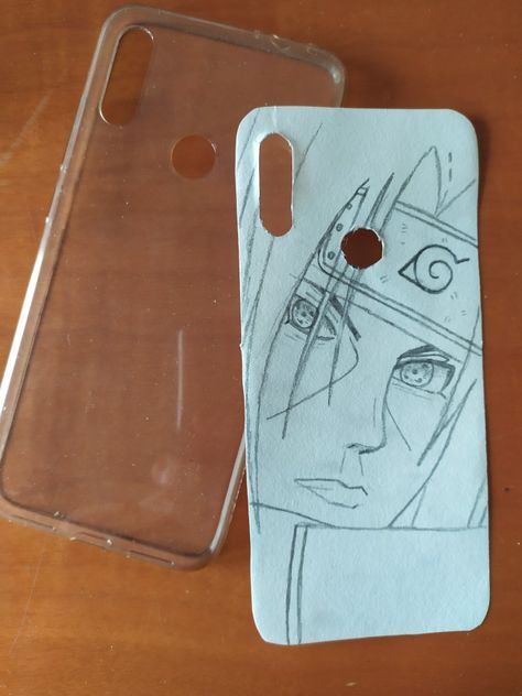 Phone Cover Drawing, Cover Drawing, Manga Drawings, Naruto Wallpaper, Manga Drawing, Phone Cover, Pencil Drawings, Diy Gifts, Naruto