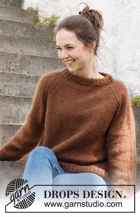 Pola Sweater, Tops Knitting, Sweater Free Knitting Pattern, Pullover Sweaters Pattern, Fall Knitting Patterns, Free Knitting Patterns For Women, Knitting Patterns Free Sweater, Sweater Patterns, Sweater Knitting