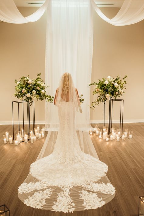 Photo By: Chasing Magic Photography Ceremony Candles, Wedding Ceremony Backdrop, Ceremony Backdrop, Wedding Candles, Pillar Candles, Future Wedding, Wedding Ceremony, Wedding Inspiration, Candles