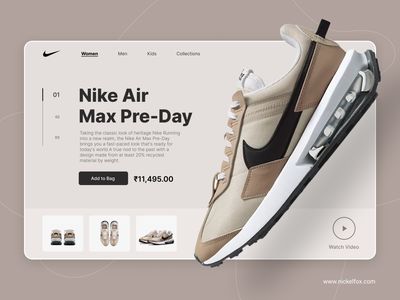 Website Ui Design, Nike Web, Nike Website, Ui Design Website, E Commerce Website, Web Layout Design, Web Layout, Animation Design, Landing Page Design