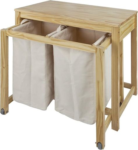 Amazon.com: Casual Home Eco Home Laundry Prep Hamper, Natural : Home & Kitchen Tilt Out Hamper, Laundry Station, Wood Spa, Eco Home, Home Laundry, Laundry Sorter, Natural Laundry, Hamper Storage, Laundry Room Storage