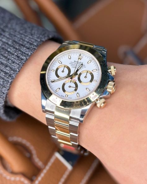 Rolex Daytona Two Tone, Casual Techwear, Luxury Jewellery, Designer Jewellery, Rolex Daytona, Two Tone Watch, Breitling Watch, Luxury Jewelry, Rolex