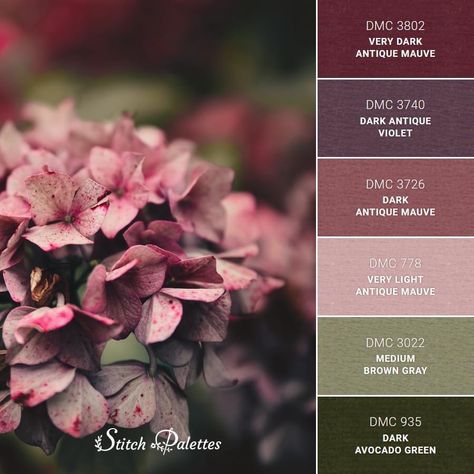 Mauve Wedding, House Color Palettes, Color Schemes Colour Palettes, Color Palette Pink, Green Colour Palette, Design Seeds, Salou, Color Palette Design, Pink Petals