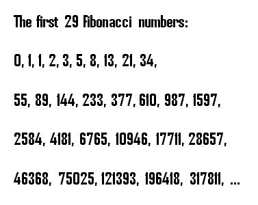 The First 29 Fibonacci Numbers Fibonacci Series, Ged Math, Fibonacci Number, Golden Spiral, Fibonacci Sequence, Fibonacci Spiral, Options Trading, Golden Triangle, Math Geometry