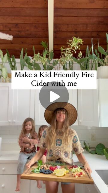 Jess Bergeron ✨✨Herbalist on Instagram: "Kid Friendly Fire Cider Fire ciders are oxymels. They are spicy potent oxymels that have been used by medicine makers for hundreds of years. The name Fire Cider was created and made popular by @rosemarygladstar in the 1970s. Fire cider is one of the first herbal preparations made by beginner herbalists. Simple kitchen ingredients is transformed into powerful herbal medicine. Apple cider vinegar and honey are poured over pungent and spicy common kitchen foods like horseradish, garlic, ginger, cayenne pepper, onion, and citrus to create an immune boosting, antiviral tonic that can help the body fight off cold and flu season. Making herbal remedies for kids is different than crafting medicine for adults. Children’s herbal remedies don’t have t Kid Friendly Fire Cider, Cider Fire, Fire Cider Benefits, Foods Diabetics Should Avoid, Apple Cider Vinegar And Honey, Herbal Preparations, Herbal Kitchen, Fire Cider Recipe, Making Medicine