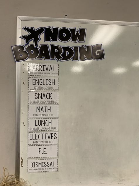 Flight Classroom Theme, Aviation Classroom Theme, Airport Themed Classroom, Airline Classroom Theme, Plane Classroom Theme, Airplane Bulletin Board Ideas, Travel Classroom Theme Ideas, Airport Theme Classroom, Airport Classroom Theme